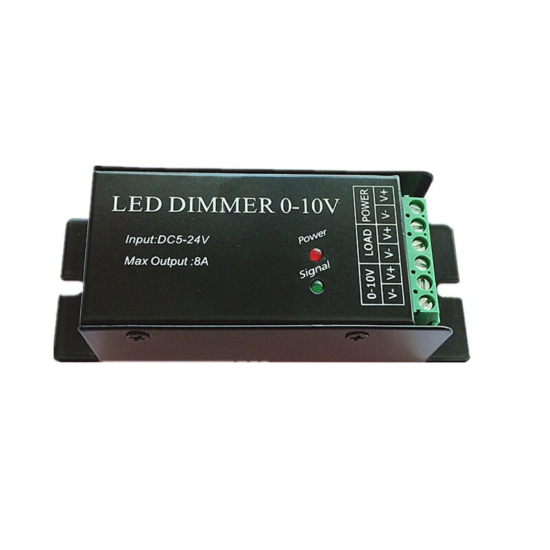 Dc 12 V-24V led 스트립 빛 조 광 기 컨트롤러 DC5-24V led 빛 SMD5050 5630 3828 7020, 8A * 1CH 출력